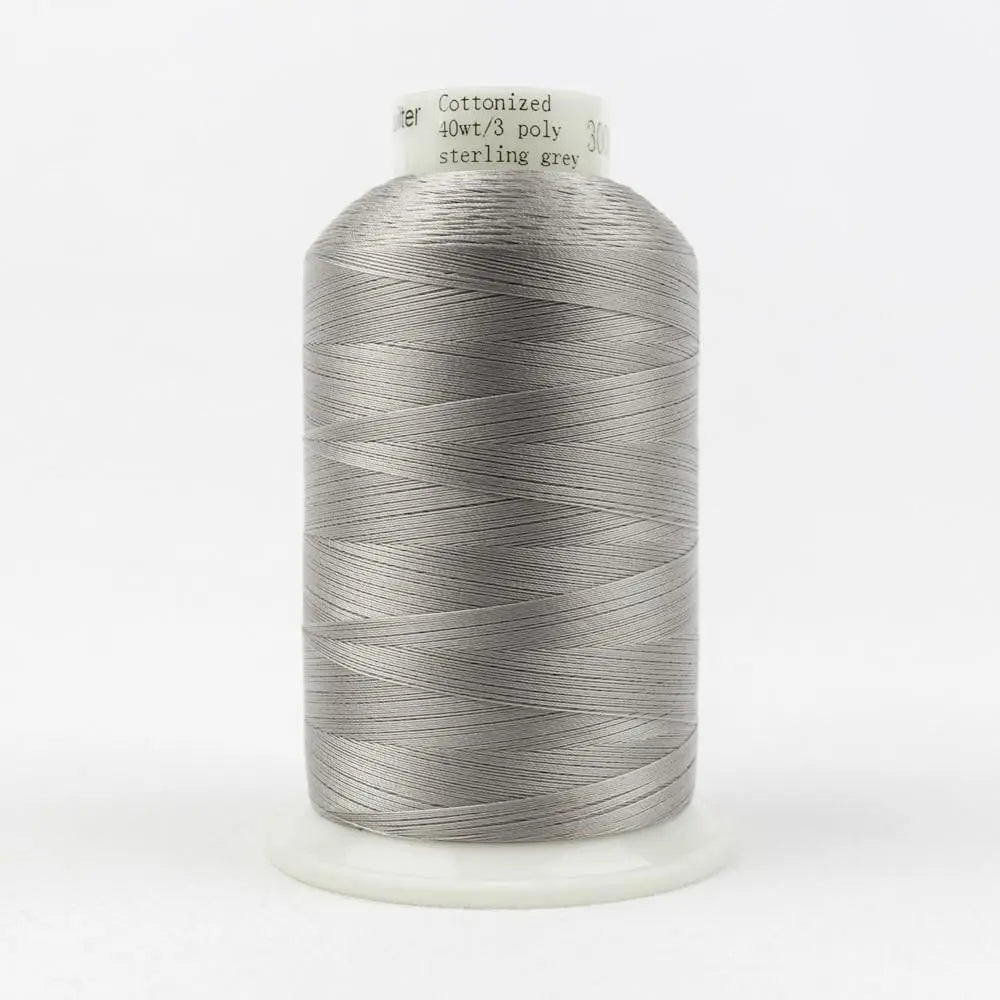 MQ37 - Master Quilter™ 40wt All Purpose Sterling Grey Polyester Thread
