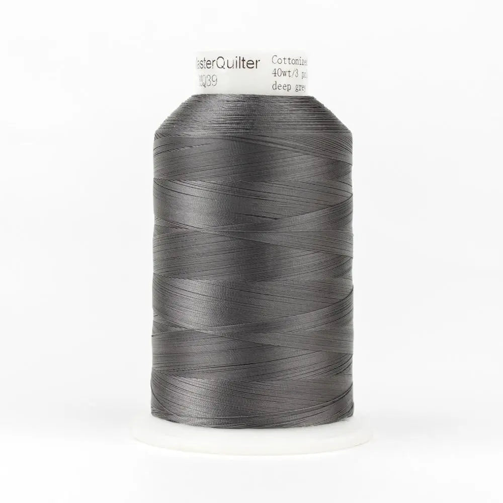 MQ39 - Master Quilter™ 40wt All Purpose Deep Grey Polyester Thread 40wt