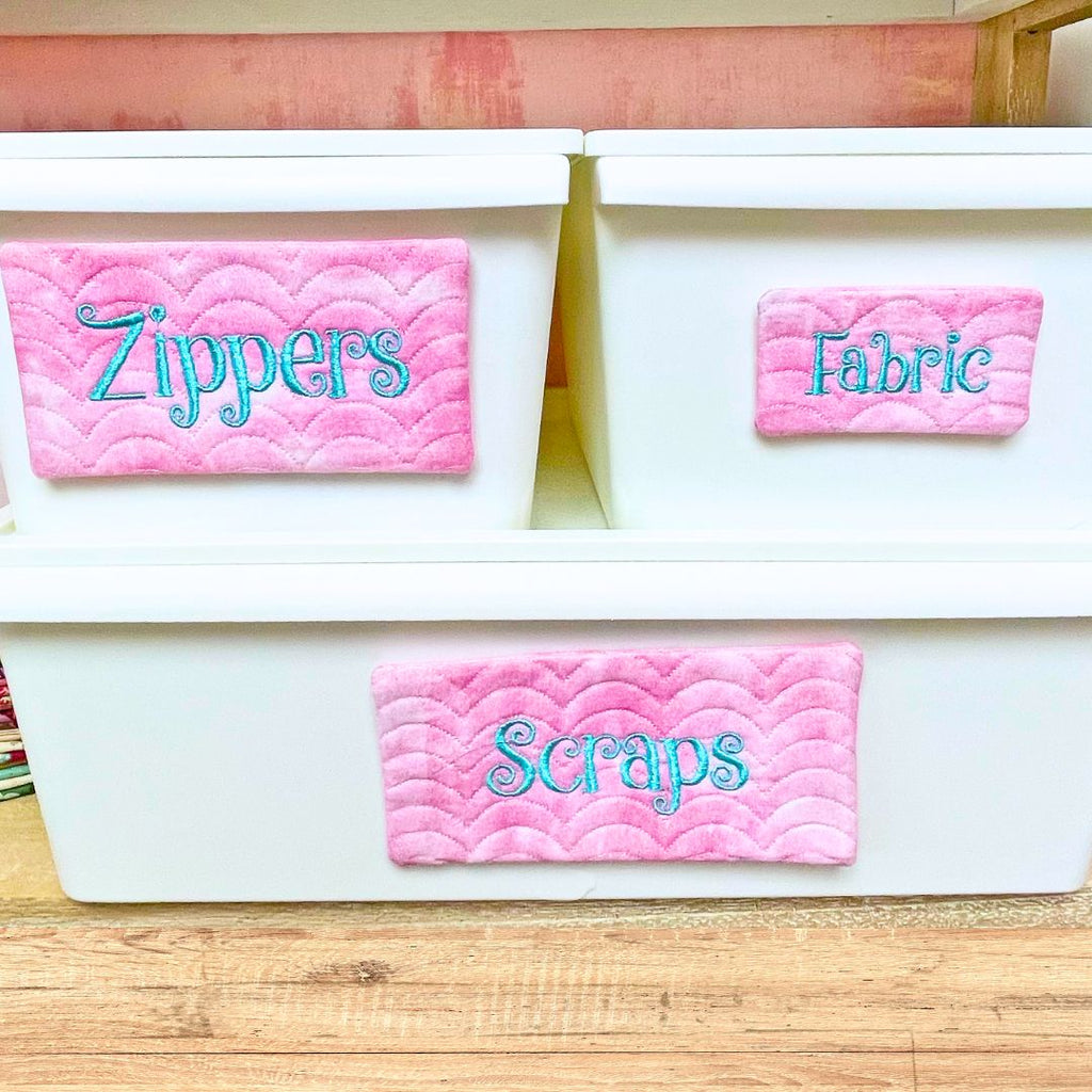Magnetic Magic Labels In the Hoop Machine Embroidery Design Set Pickle Pie Designs