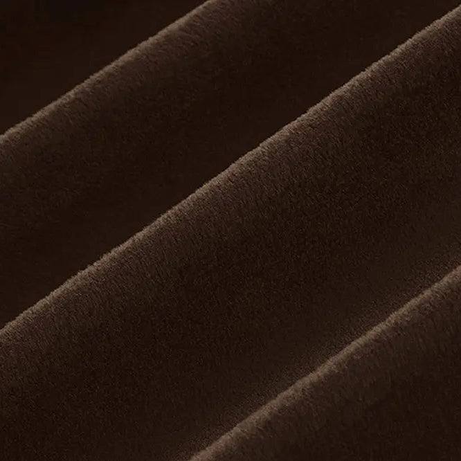 Mahogany Solid Cuddle 3 58/60" Fabric per yard