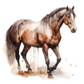 Majestic Horse Fabric Panel 31