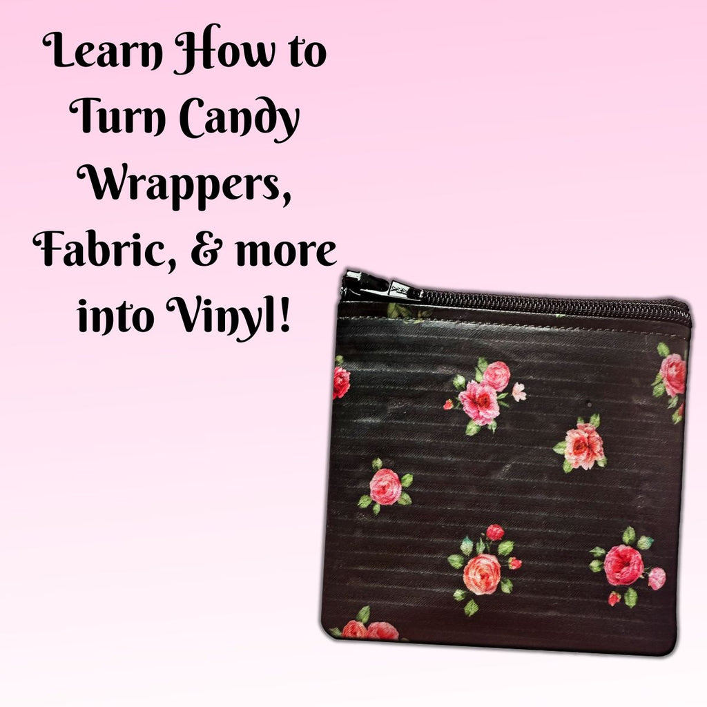 Make it Vinyl  Zipper Bags In the Hoop Machine Embroidery Design Set Pickle Pie Designs