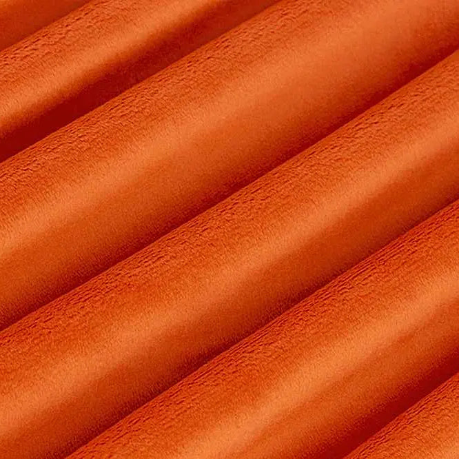 Mandarin Solid Cuddle 3 58/60" Fabric per yard