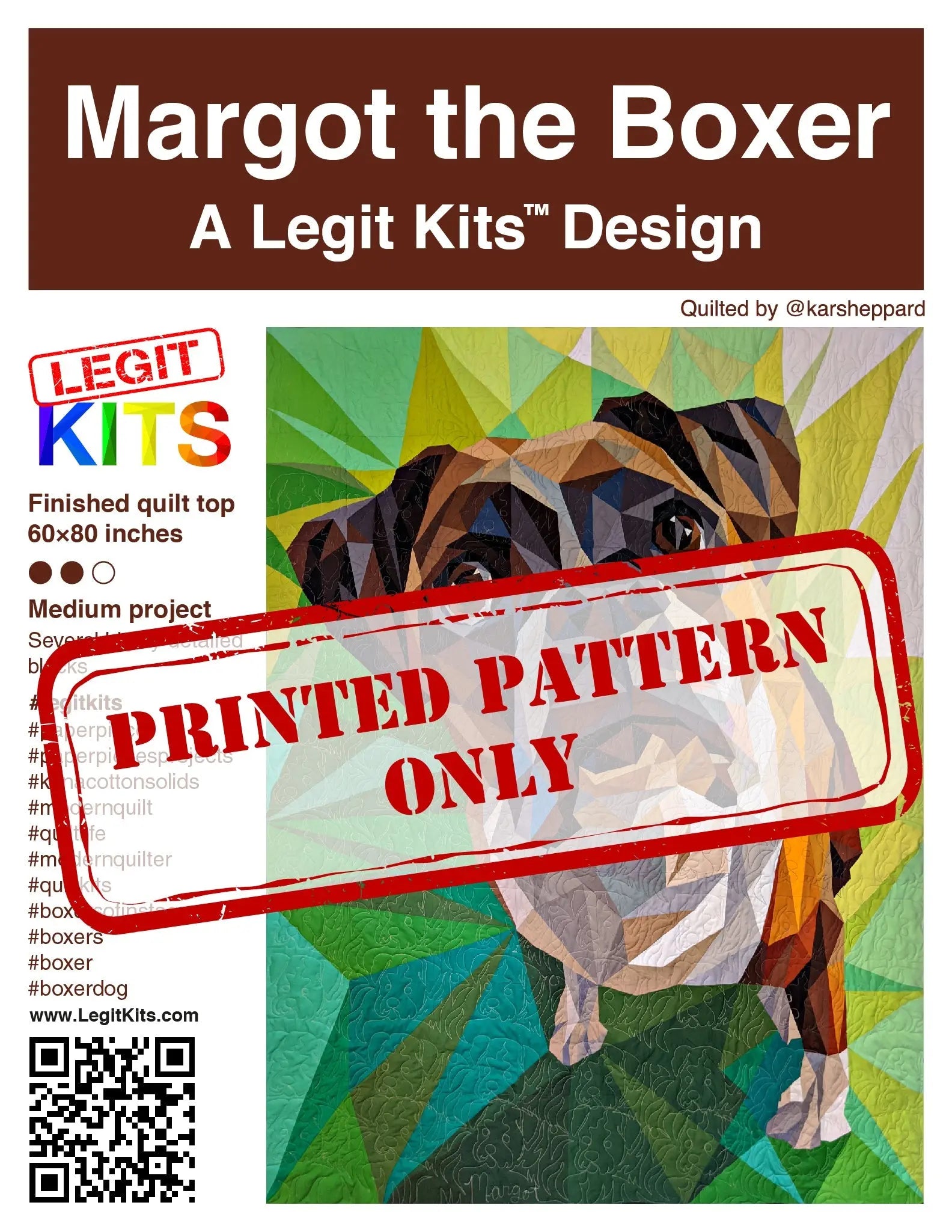 Margot the Boxer Pattern