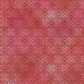 Maroon Operetta Flower Tiles Cotton 43"/44" Fabric Per Yard