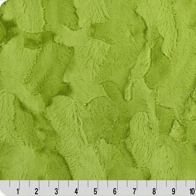 Mean Green Luxe Cuddle Hide 58/60" Fabric per yard