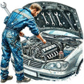 Mechanics Fabric Panel 12