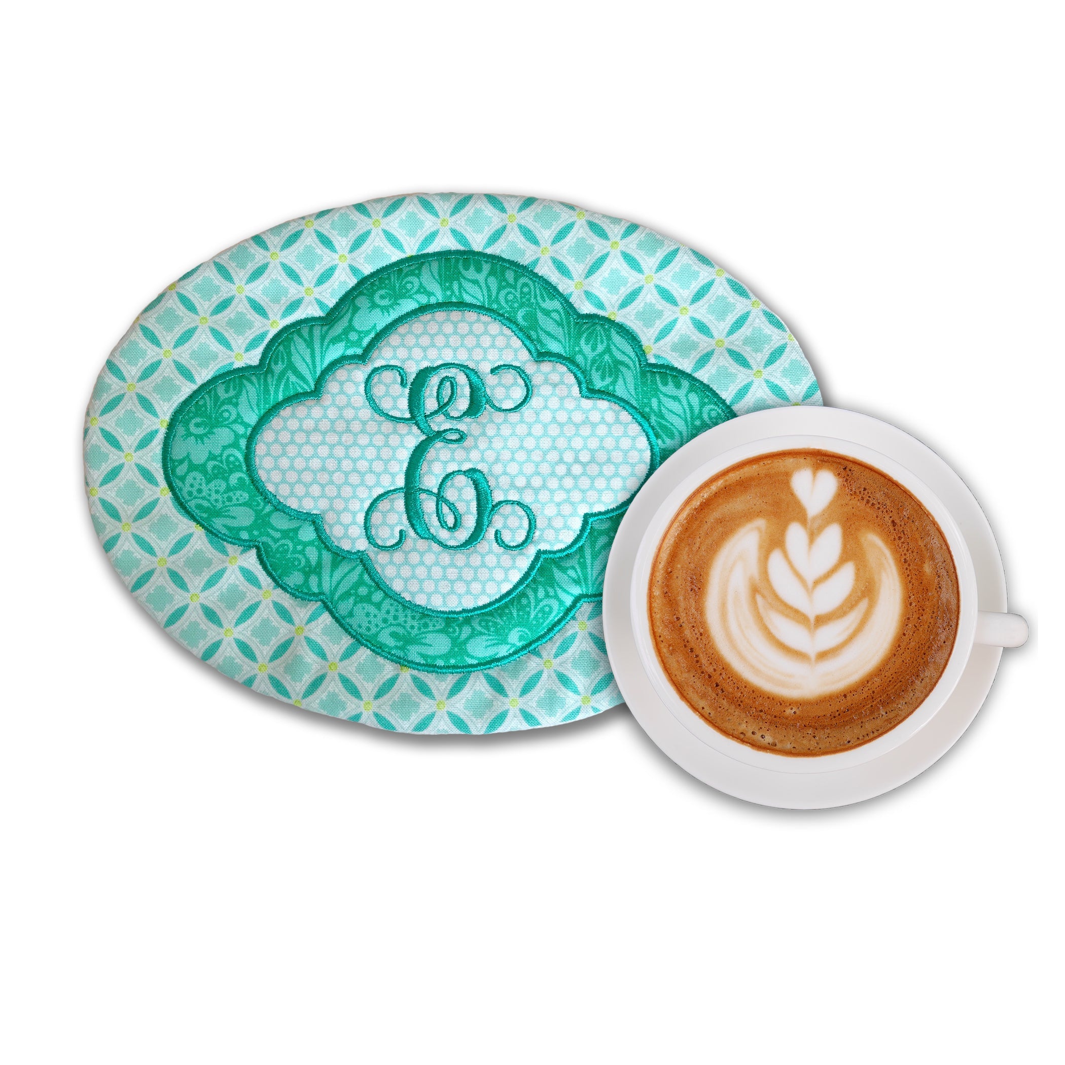 Trendy Trivets and Mug Rugs In the Hoop Machine Embroidery  Designs Pickle Pie Designs