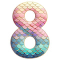 Mermaid Number 8 Fabric Panel