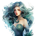 Mermaids Tale Fabric Panel 35
