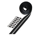 Metallic Zipper Tape Silver
