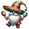 Mexican Gnomes Fabric Panel 1