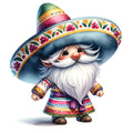 Mexican Gnomes Fabric Panel 6