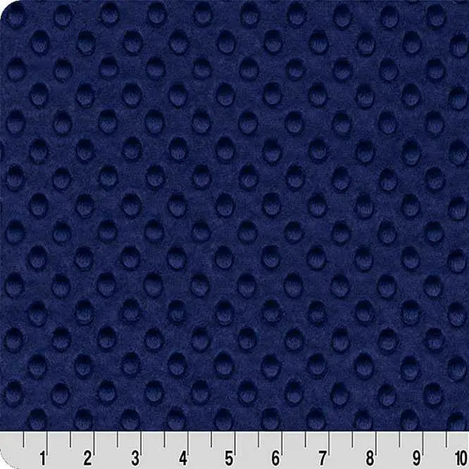 Midnight Blue Cuddle Dimple 58/60" Fabric per yard