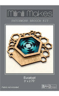 Mini Makes Brooch Hex Eucalypt