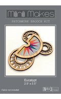 Mini Makes Brooch Moon Eucalypt