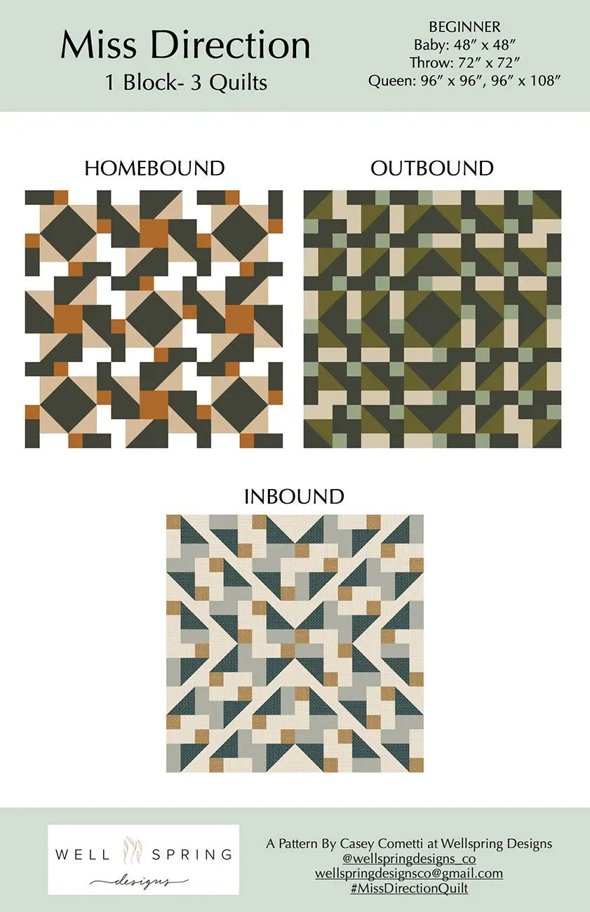 Miss Direction Quilt Pattern