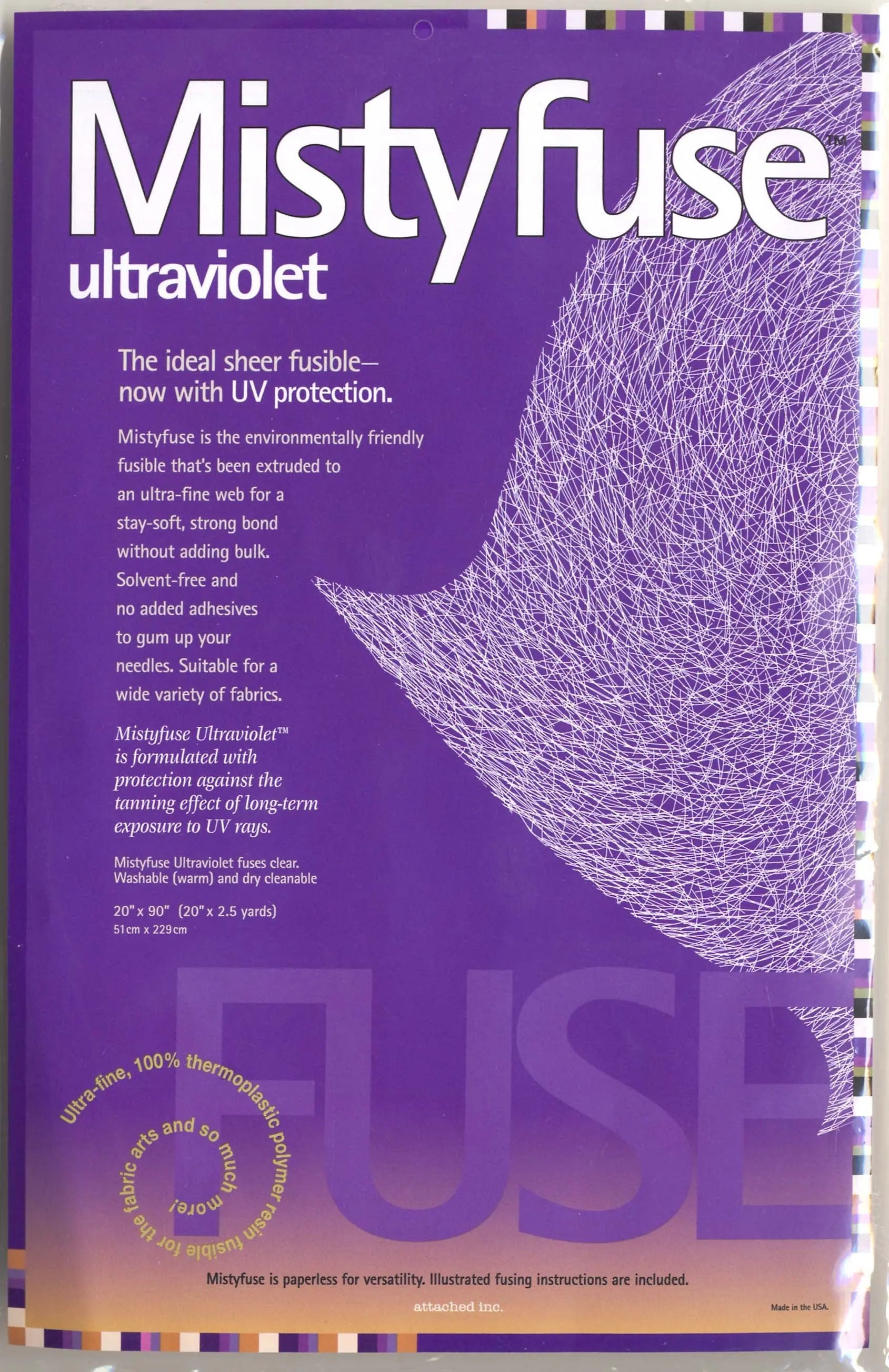 Mistyfuse Ultraviolet 20in x 2-1/2 yds