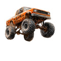 Monster Truck Show Fabric Panel 4