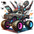 Monster Truck with Monster Fabric Panel 16