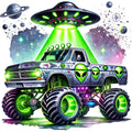Monster Truck with Monster Fabric Panel 18