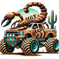 Monster Truck with Monster Fabric Panel 21