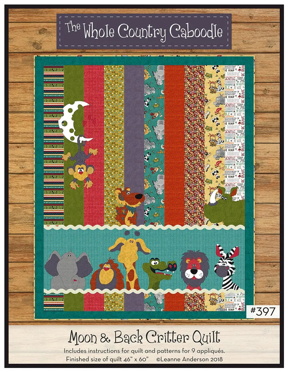 Moon and Back Critter Quilt