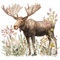 Moose Scene Fabric Panel 18