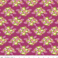 Morning Meadow - Bouquets - Orchid 44" / 45" Fabric Per Yard