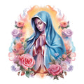 Mother Mary Catholic Fabric Panel 1