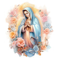 Mother Mary Catholic Fabric Panel 2