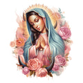 Mother Mary Catholic Fabric Panel 6