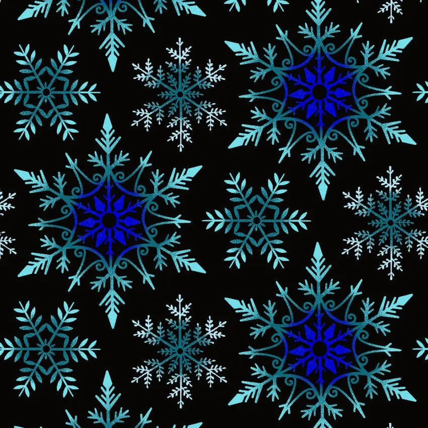 Multi Crystal Frost Cotton Wideback Fabric per yard