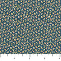 Multi Teal Manoir Antiques Road Show 44"/45" Cotton Fabric Per Yard