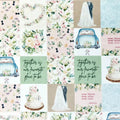 Multi The Vow Digital Cuddle Rosewater Fabric per yard
