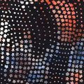 Multi USA Stars & Dots Wideback Fabric Per Yard