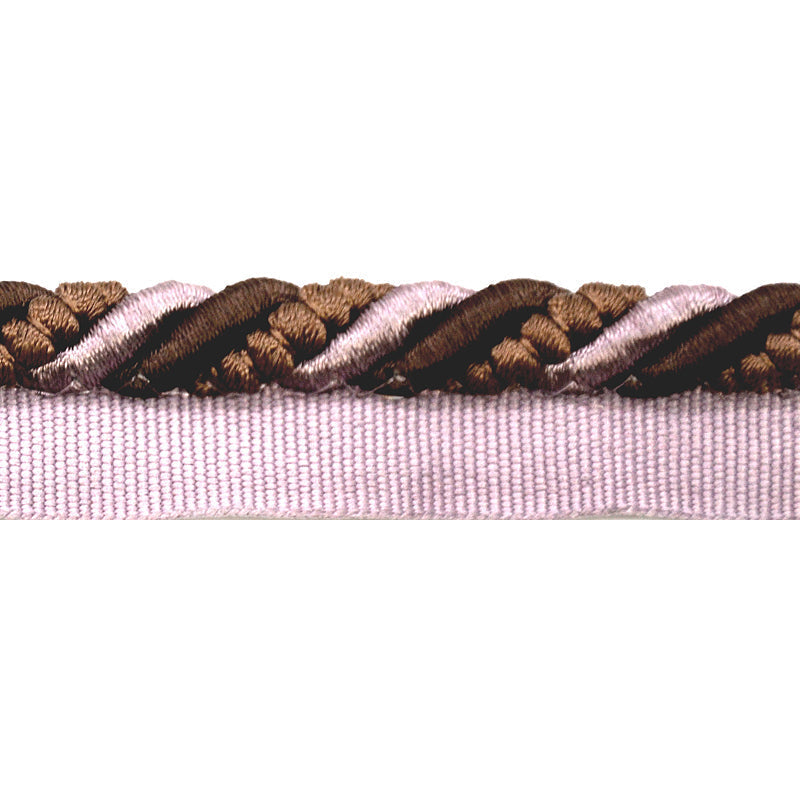 Multicolor Braided Upholstery Piping Cord with Lip, 3/8-inch X 5 yards – Decorative Welt Trim for Cushions & Furniture