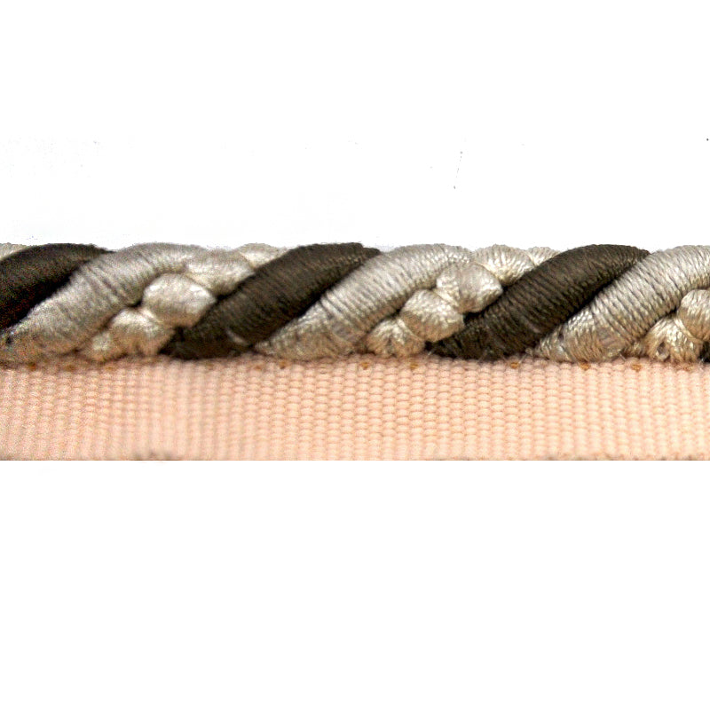 Multicolor Braided Upholstery Piping Cord with Lip, 3/8-inch X 5 yards – Decorative Welt Trim for Cushions & Furniture