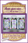 Music Gives Voice Table Top Display