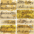 Music Sheet Fabric Panel 15