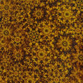 Mustard Gold Quilt Back - Dancin' Dahlias 108" wide Fabric per yard