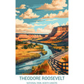 National Parks Posters Fabric Panel 54