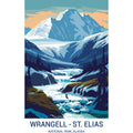 National Parks Posters Fabric Panel 55