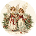 Nativity Christmas Ornaments Fabric Panel 17
