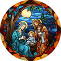 Nativity Christmas Ornaments Fabric Panel 23