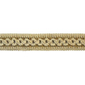 Natural Braided Jute Trim, 1 1/8" X 5 Yards – Rustic Woven Decorative Braid for Upholstery, Crafts & Home Décor