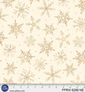 Natural First Frost Winter Fall 108" Cotton Fabric Per Yard