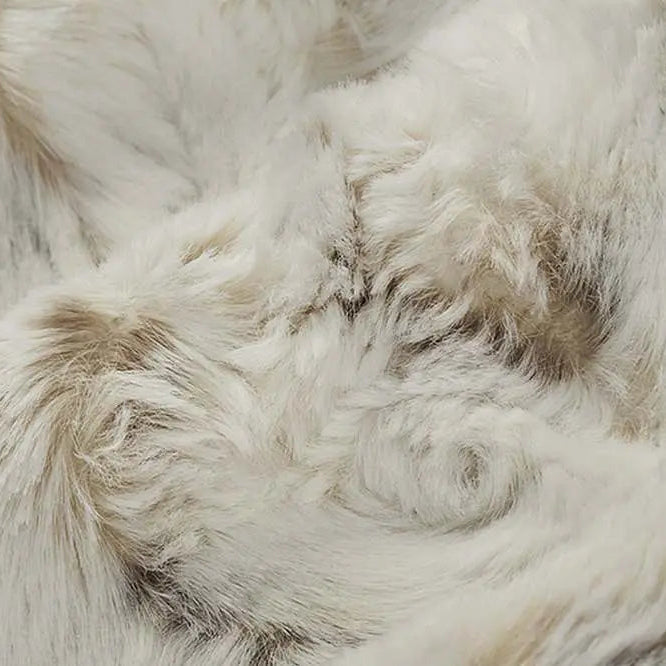 Natural Luxe Cuddle Snowy Owl 58/60" Fabric per yard