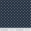 Navy America the Beautiful Stars 44"/45" Cotton Fabric Per yard