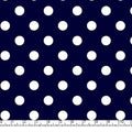Navy Big Dots 45" wide Fabric per yard